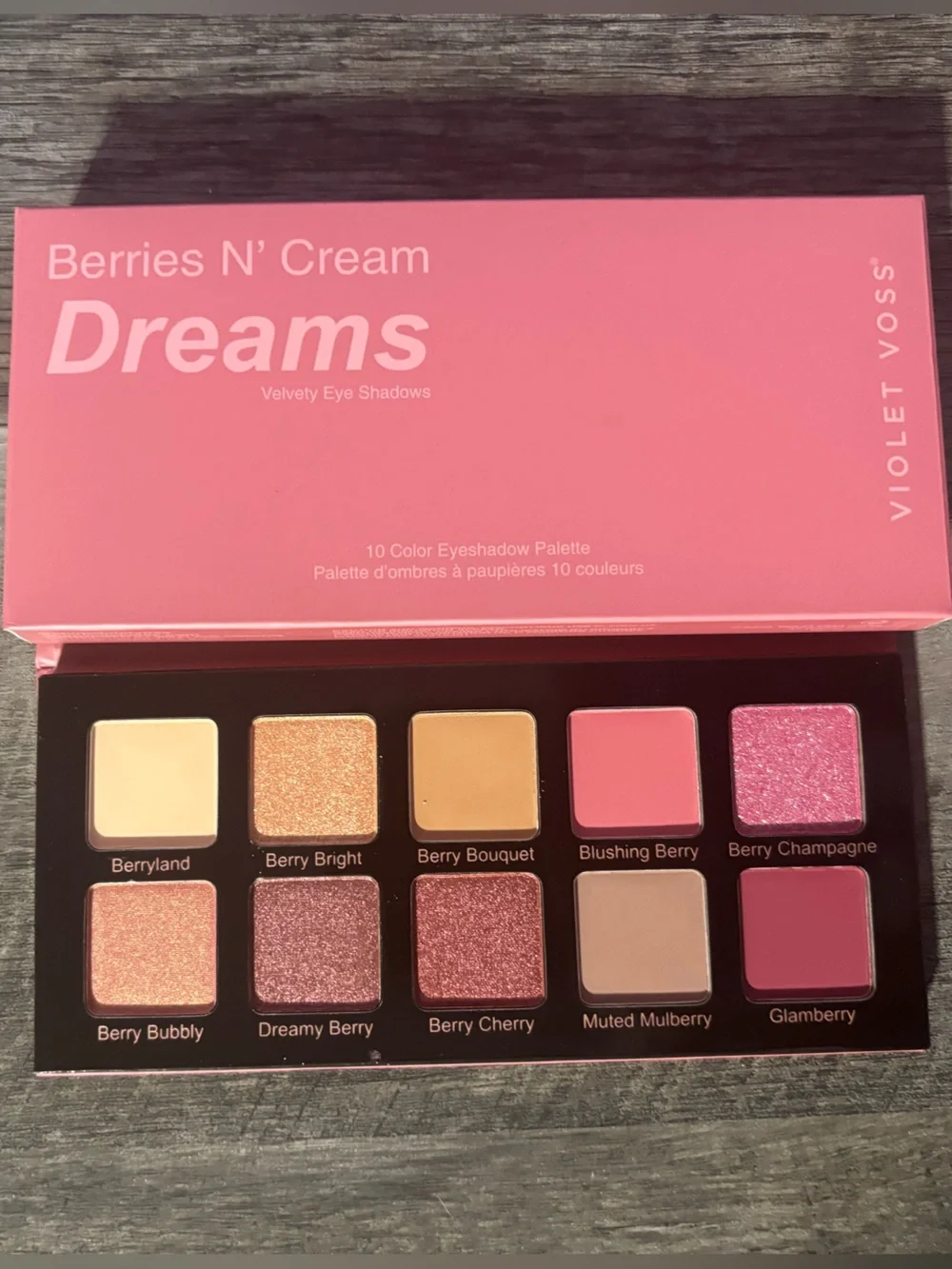 Violet Voss Berries N Cream Dreams Eyeshadow Palette NEW